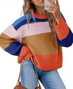 Pullover Lazy Sweater Fashion Casual Top - Lotus Root Color
