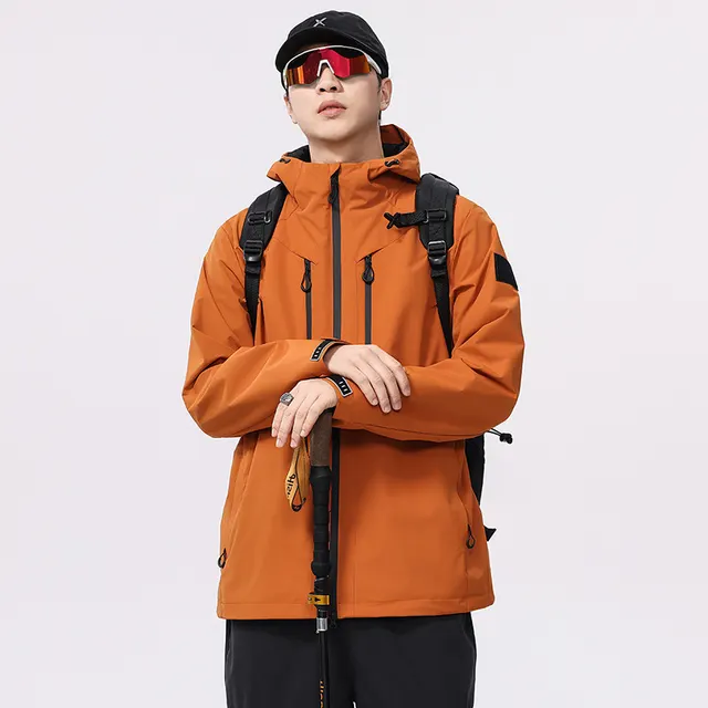 Outdoor Sports Windproof Waterproof Men's Outdoor Jacket Champion Red Coat - Shop at LoveMi