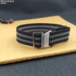 Black And Gray Silver Buckle