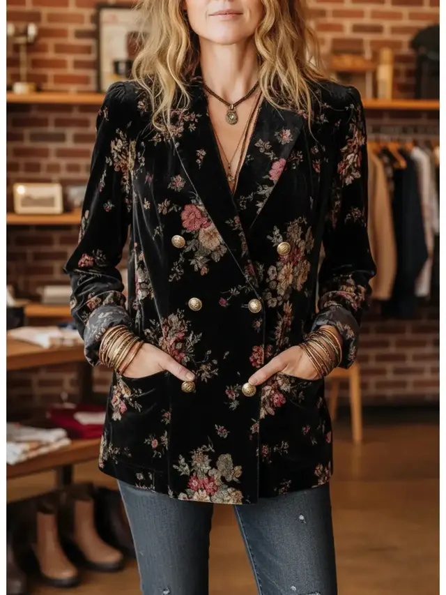 Elegant Slimming Autumn And Winter New Fashion Tops Black - Shop at LoveMi