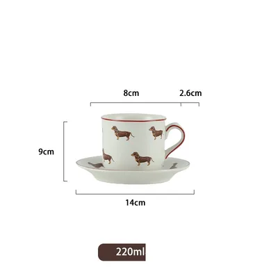 British Strainer Teapot Mug Cup And Saucer Three piece Set Cup And Saucer - Shop at LoveMi