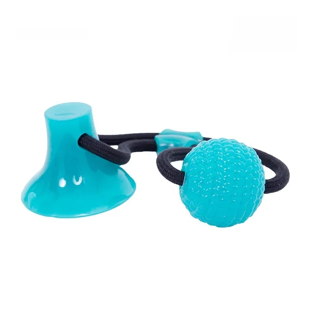 Dog Toy Bite resistant Molar Interactive Sucker Spherical Tug Of War String Tension Toy Ball - Shop at LoveMi