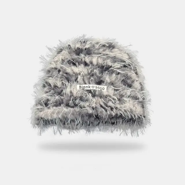 Patch Plush Bonnet Children's Autumn And Winter Earflaps Slipover Beanie Hat Cold proof Dark Gray - Shop at LoveMi