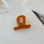 Ins Style Acetic Acid High-end Small Hairpin - Caramel Color