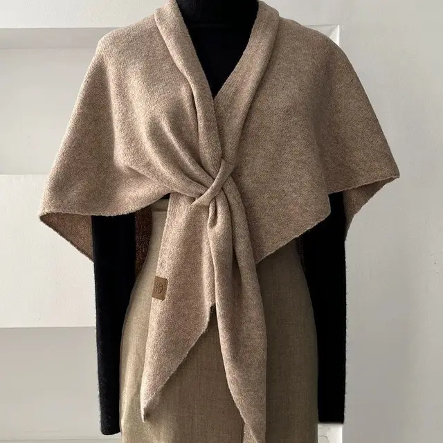 Women's Warm Neck Protection Scarf Deep Camel - Shop at LoveMi
