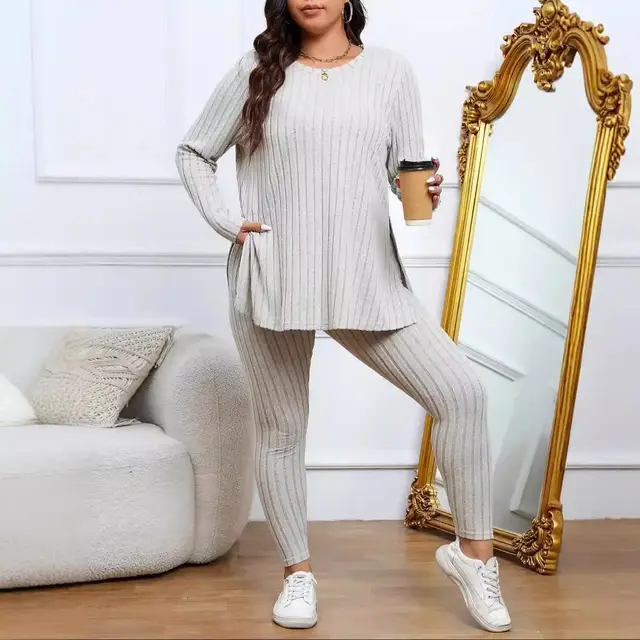 Plus Size Women's Suit Regular Sleeve T23119018 Style - Shop at LoveMi