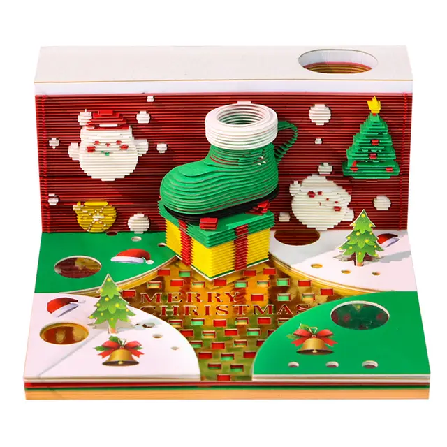 Creative Christmas Paper Carving Calendar English - Shop at LoveMi