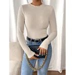 Women's T-shirt Casual All-match Breathable - Apricot