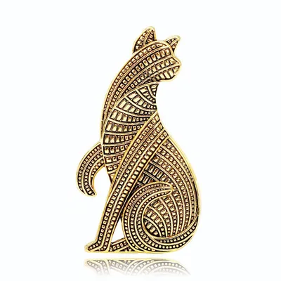 Brooch Alloy Corsage Niche Advanced Design Sense Pin Accessories Retro Gold - Shop at LoveMi