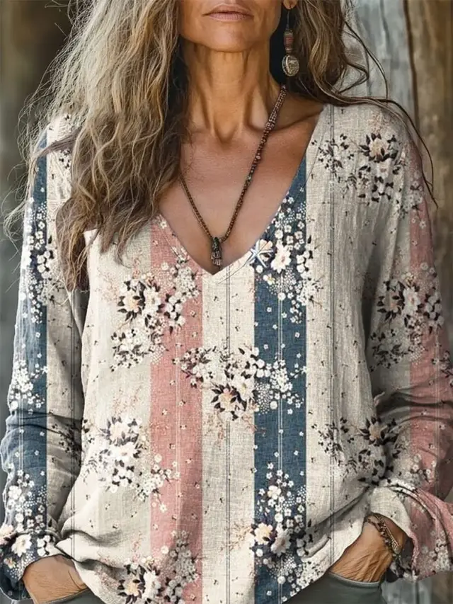 Pullover Digital Printing Women's Top T shirt Figure 11 - Shop at LoveMi