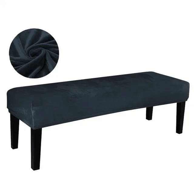 With Rope Universal All inclusive Velvet Stool Cover Navy Blue - Shop at LoveMi