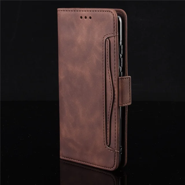 Leather Flip Kyocera Basio4 KYV47 Phone Case Brown - Shop at LoveMi