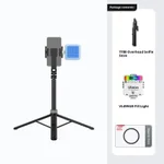 Black Magnetic Rgb Fill Light