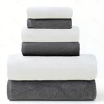 Dark Gray And White