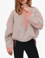 Autumn And Winter Warm Casual Jacket Plush - B02021 17 Lotus Root Color - View 1