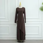 Brown Top Brown Skirt