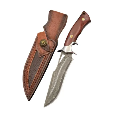 Outdoor Straight Knife Damascus Steel Broken General Knife - Shop at LoveMi