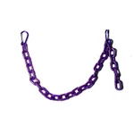 Decorative Waist Chain Decorative Pendant Phants Zipper - Purple