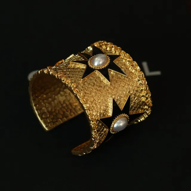 Euro American French style Vintage Star Series Wide Retro Bracelet - Shop at LoveMi