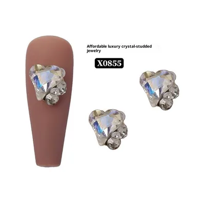 Rock Sugar Nail Crystal Stacked Diamond Accessories X855 - Shop at LoveMi