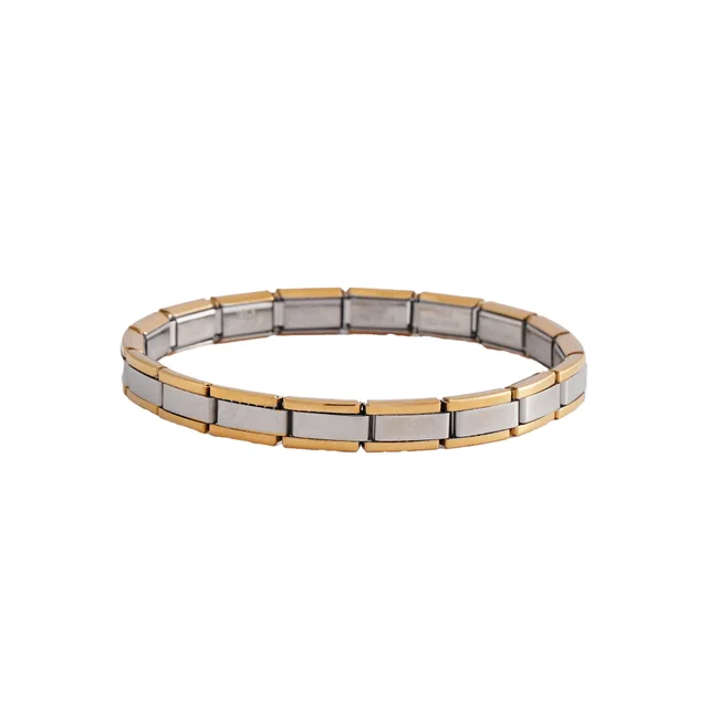 Elastic Mix And Match Fashionable Stainless Steel DIY Youth Accessories Edge Gold - Shop at LoveMi