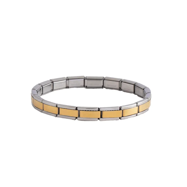 Elastic Mix And Match Fashionable Stainless Steel DIY Youth Accessories Gold - Shop at LoveMi