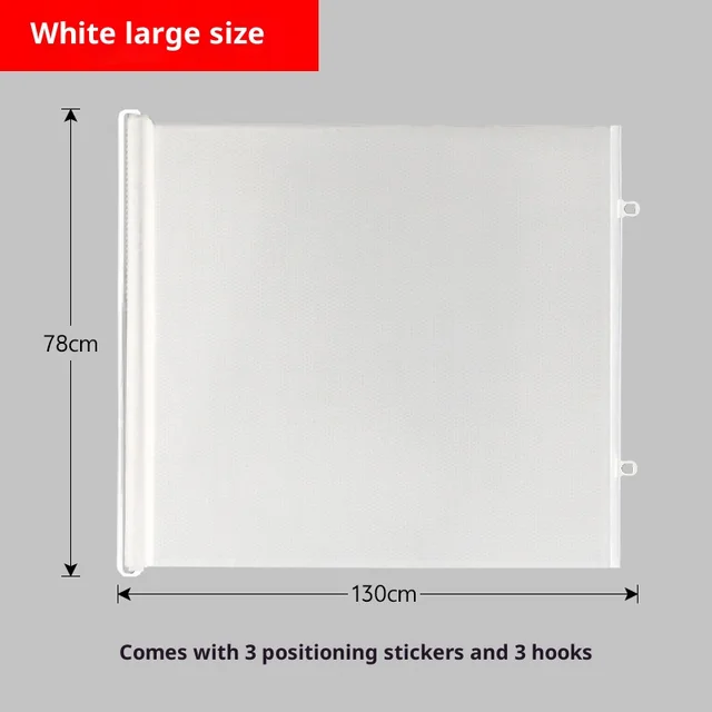 Automatic Telescopic Pet Fence Anti jump Partition Gate Entrance And Exit Door Barrier Anti run Door Barrier White - Shop at LoveMi