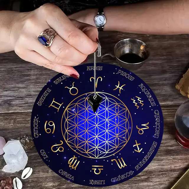 Is It Possible For An Unknown Pendulum Ritual Rubber Mat With A Diameter Of 15cm To Be A Tarot Tablecloth Lbd6 - Shop at LoveMi