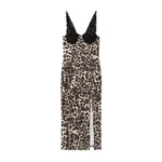 Women's Lace Midi Dress - Picture Color-L - View 1