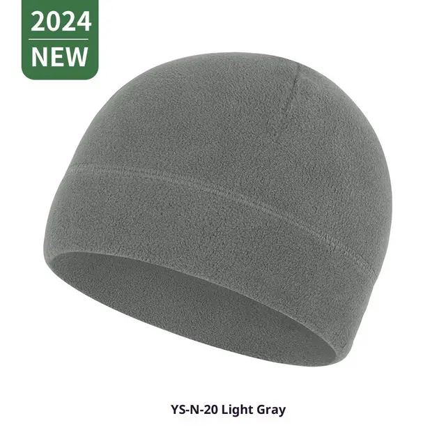 Men's And Women's Outdoor Fleece Hat Light Gray - Shop at LoveMi