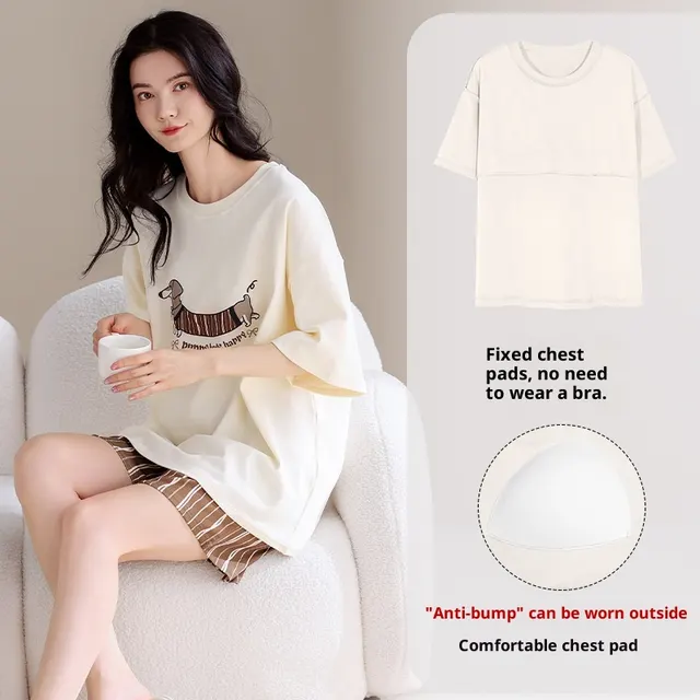 Cute Cartoon Homewear Set For Outwear Lmh6607 Style - Shop at LoveMi