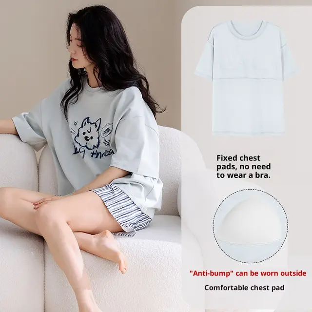 Cute Cartoon Homewear Set For Outwear Lmh6608 Style - Shop at LoveMi