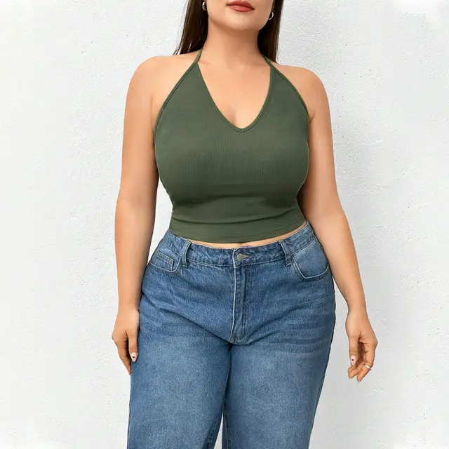 Base Layer Innerwear Halter Tank Top Vest Army Green - Shop at LoveMi