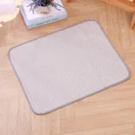 Gray Ice Silk Latex Cushion