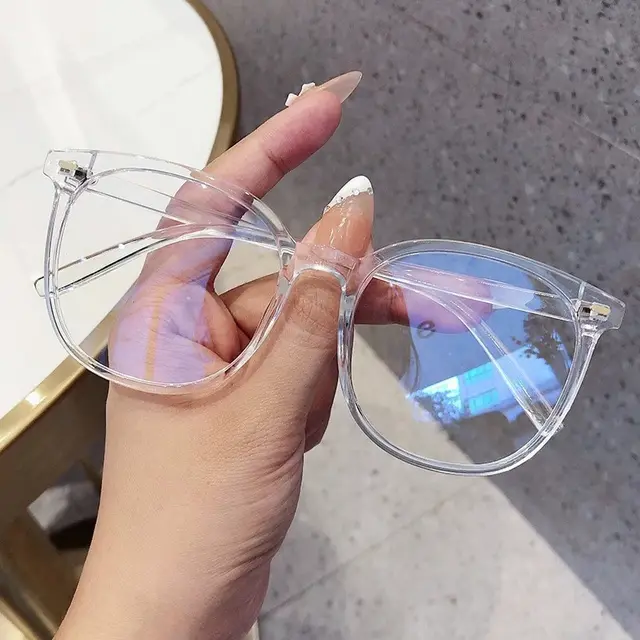 Frame Plain Light Mirror Face Repair Protective Glasses Frame Transparent Frame - Shop at LoveMi