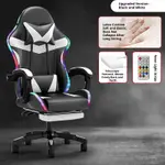 Black And White Footrest Led
