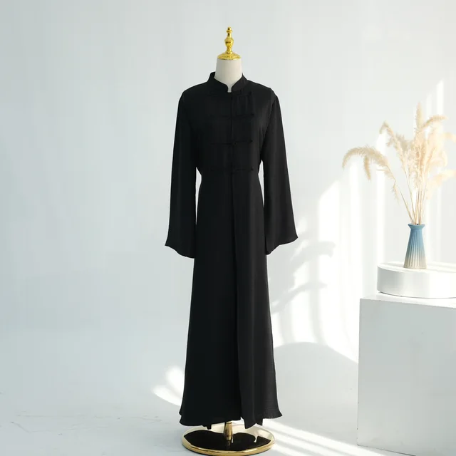 Elegant Innerwear Plus Cardigan Two piece Set Black - Shop at LoveMi