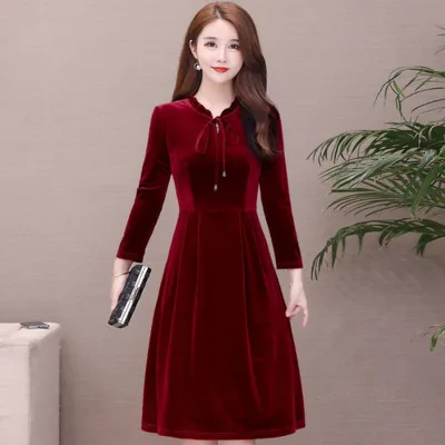 Mom's Plus size Women's Wear A line Slip Dress Red - Shop at LoveMi