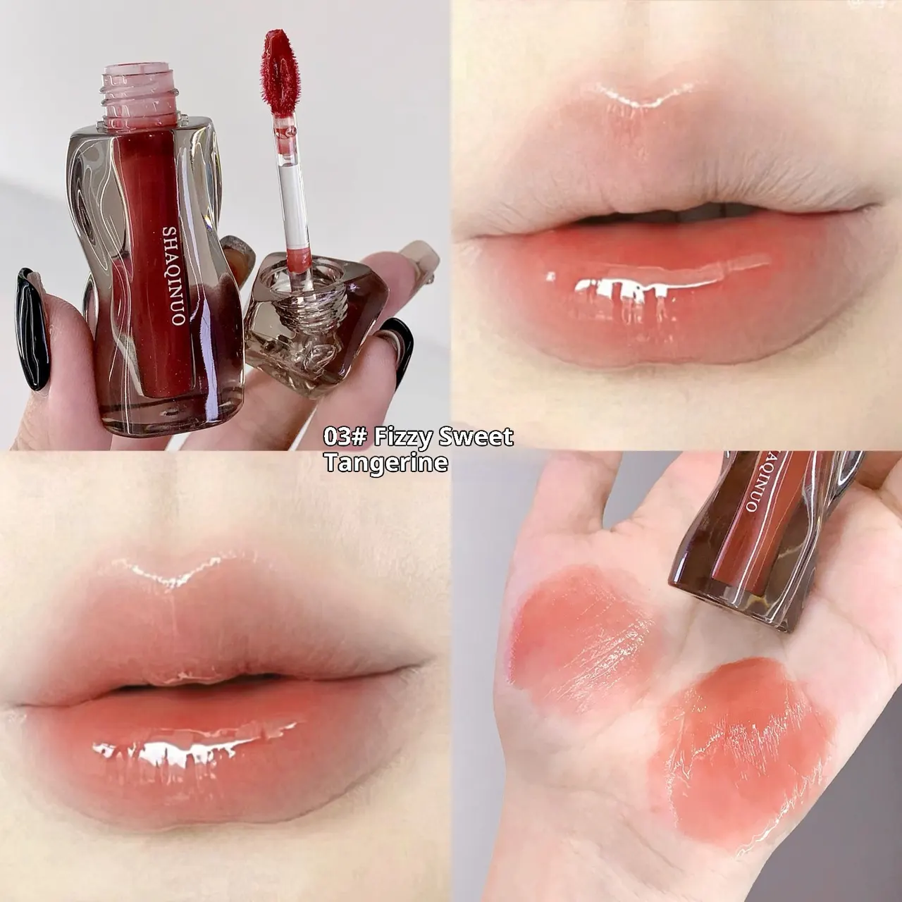 Crystal Clear Glossy Lip Glaze - Bubble Sweet Orange - View 1