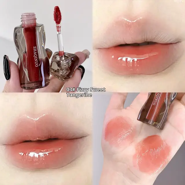 Crystal Clear Glossy Lip Glaze Bubble Sweet Orange - Shop at LoveMi