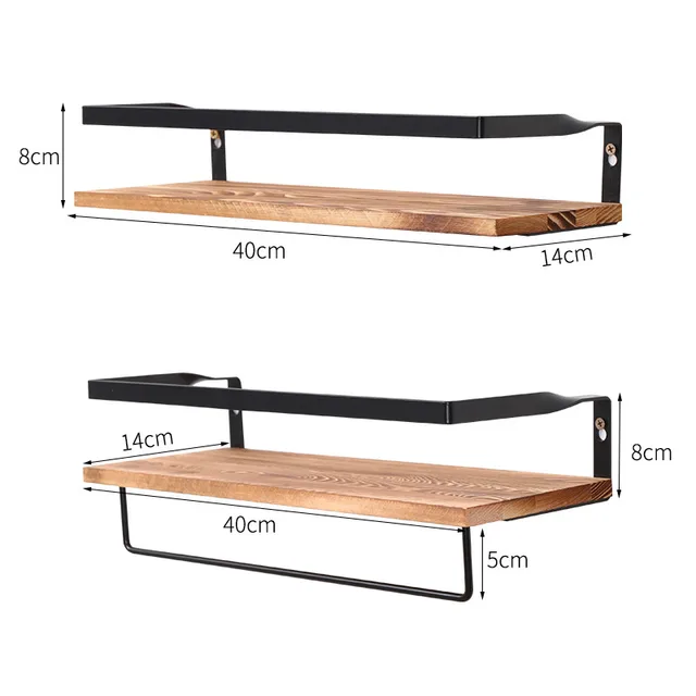 Household Partition Decoration Shelf Set Wood Color - Shop at LoveMi