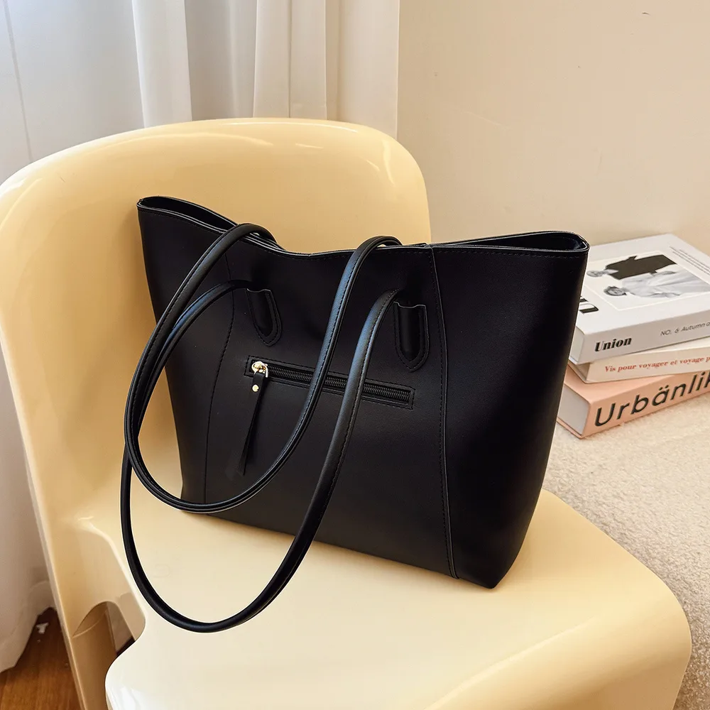 Trend Large Capacity Women's Shoulder Crossbody Handbag Black - Shop at LoveMi