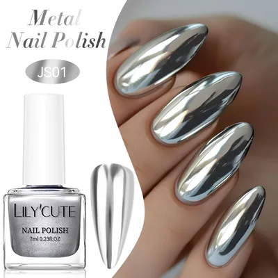 Quick dry Metallic Mirror Nail Polish, No Baking Required Js01 - Shop at LoveMi