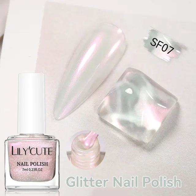 Quick dry Metallic Mirror Nail Polish, No Baking Required Sf07 - Shop at LoveMi