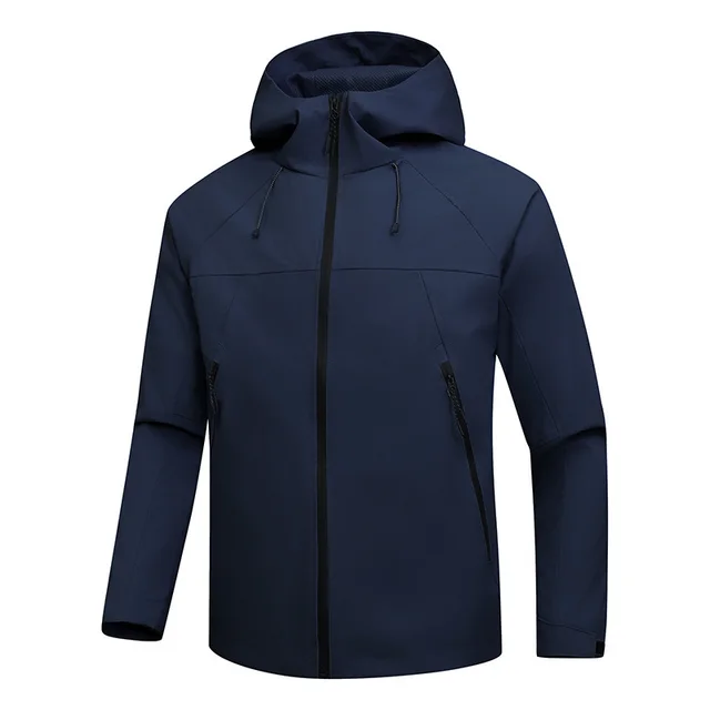Outdoor Couple Jackets Breathable Waterproof Mountaineering Couple Mountaineering Suits Dark Blue - Shop at LoveMi