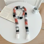 Gray Orange White