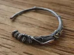 Wrong Gold Bamboo Bracelet