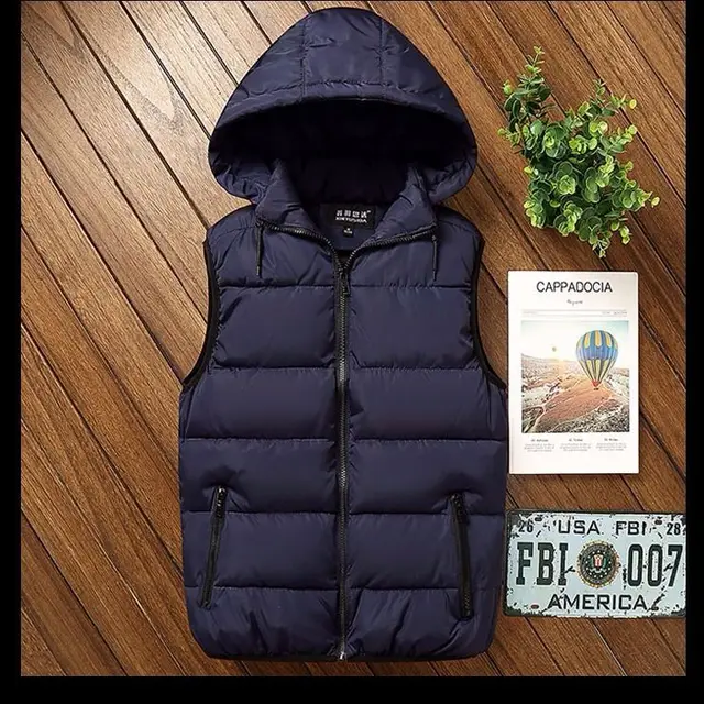 New Couples Women's Korean Version Thickened Vest Blue - Shop at LoveMi