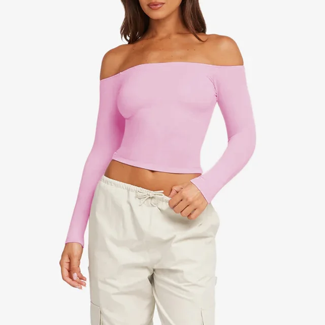 Pilates Training Wear Yoga Top For Women Peach Pink - Shop at LoveMi