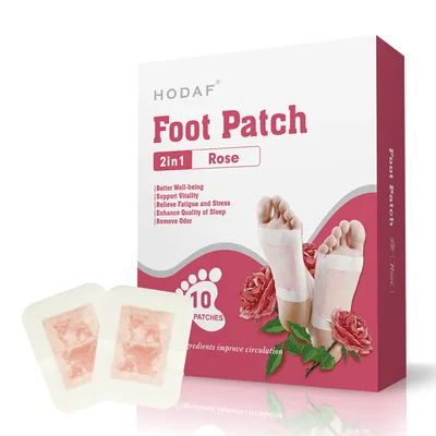Wood Vinegar Foot Patch Rose - Shop at LoveMi